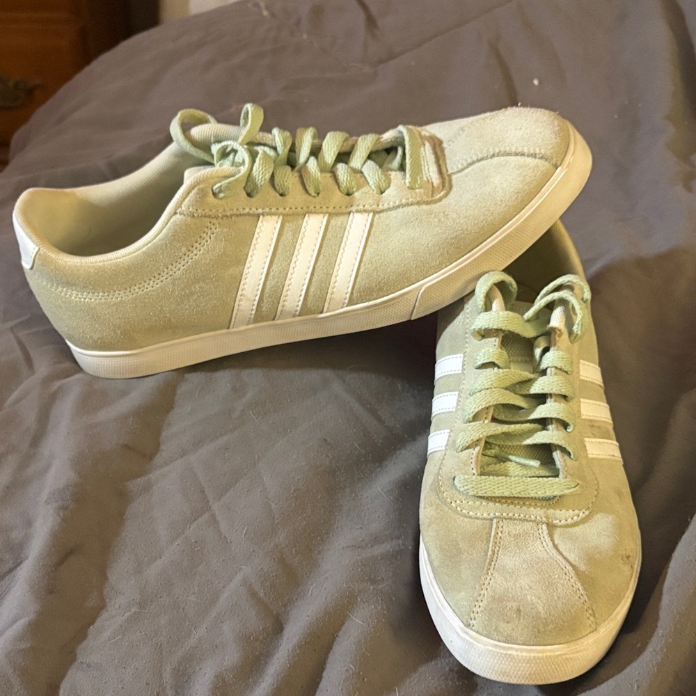 Adidas women’s sage Green Sneakers size 10
